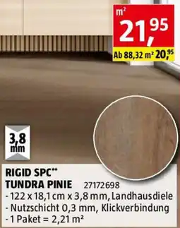 Bauhaus RIGID SPC TUNDRA PINIE Angebot