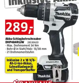 Bauhaus Akku-Schlagbohrschrauber DHP484RGJW Angebot