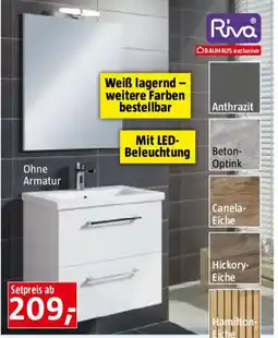 Bauhaus Riva Compact Badmöbel-Set Angebot
