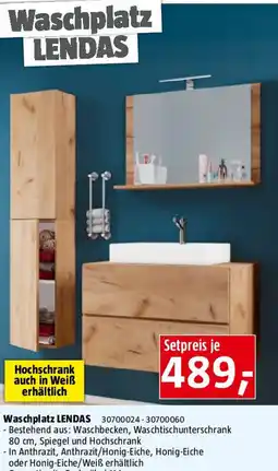 Bauhaus VCM Lendas Badmöbel-Set Angebot