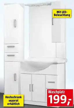Bauhaus Baden Haus Badmöbel-Set Creta Angebot
