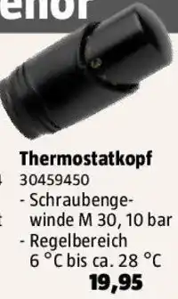 Bauhaus Thermostatkopf Angebot