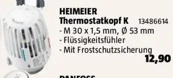 Bauhaus HEIMEIER Thermostatkopf K Angebot