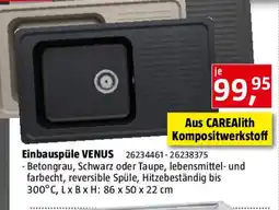 Bauhaus Einbauspüle VENUS Angebot