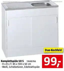 Bauhaus Komplettspüle 50 S Angebot