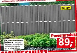 Bauhaus Sichtschutzzaun Lanzarote Angebot