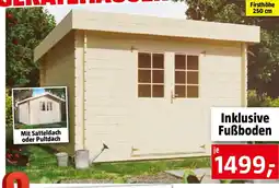 Bauhaus Kiehnholz Gartenhaus Bregenz Angebot