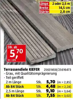 Bauhaus Terrassendiele KIEFER Angebot