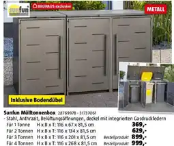 Bauhaus Sunfun Mülltonnenbox Angebot