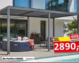 Bauhaus Alu-Pavillon CANNES Angebot