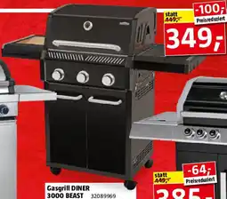 Bauhaus Gasgrill DINER 3000 BEAST Angebot