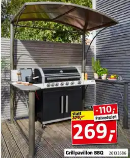 Bauhaus Grill pavillon BBQ Angebot