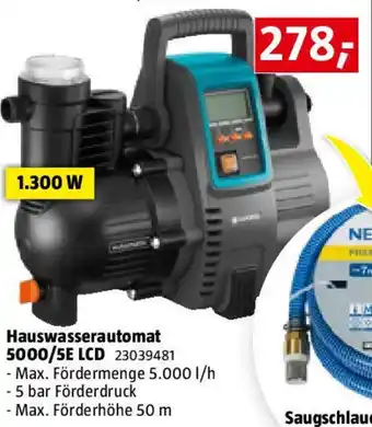 Bauhaus Hauswasserautomat 5000/5E LCD Angebot