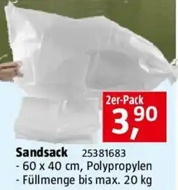 Bauhaus Sandsack Angebot