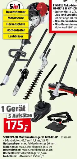 Bauhaus SCHEPPACH Multifunktionsgerät MTC42-5P Angebot