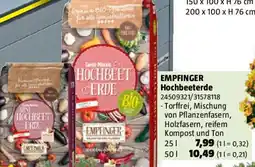 Bauhaus EMPFINGER Hochbeeterde Angebot