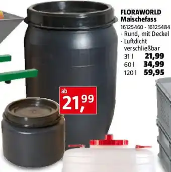 Bauhaus FLORAWORLD Maischefass Angebot