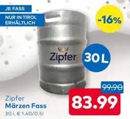 T&G Zipfer Märzen Fass Angebot