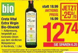 Maximarkt Creta Vital Extra Virgin Bio-Olivenöl Angebot