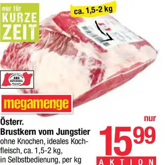 Maximarkt Österr Brustkern vom Jungstier Angebot