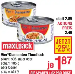 Maximarkt Vier Diamanten Thunfisch Angebot