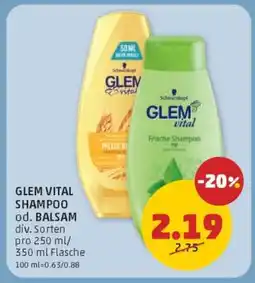PENNY GLEM VITAL SHAMPOO od. BALSAM Angebot