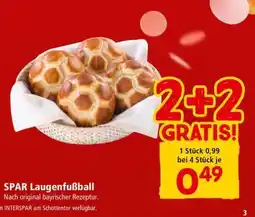 Interspar SPAR Laugenfußball Angebot