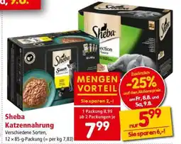 Interspar Sheba Katzennahrung Angebot