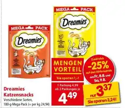 Interspar Dreamies Katzensnacks Angebot