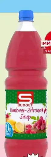 Spar S Budget Sirup Angebot