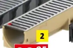 Bauhaus ACO Entwässerungsrinne Self Standardline Angebot