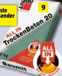 Bauhaus Baumit Trockenbeton All In 20 Angebot