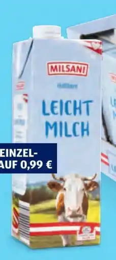 Hofer Milsani Haltbare Leichtmilch Angebot