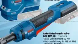 Bauhaus Bosch Akku-Ratschenschrauber GRC 18V-60 Angebot