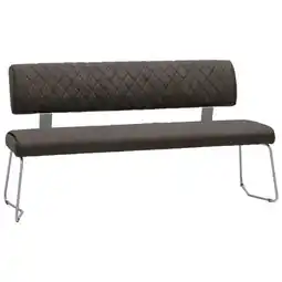 XXXLutz Sitzbank in Metall, Textil Braun, Edelstahlfarben Angebot