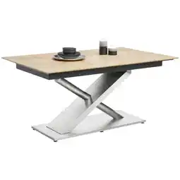 XXXLutz Esstisch in Metall, Holzwerkstoff 140-190/100/77 cm Angebot