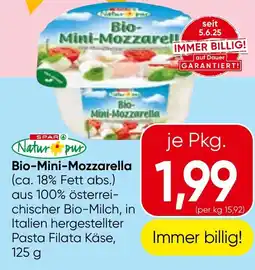 Spar Bio-Mini-Mozzarella Angebot