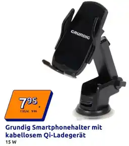 Action Grundig Smartphonehalter mit kabellosem Qi-Ladegerät Angebot