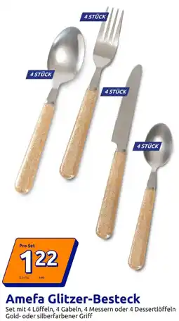 Action Amefa Glitzer-Besteck Angebot