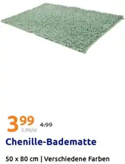 Action Chenille-Badematte Angebot