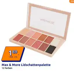 Action Max & More Lidschattenpalette Angebot