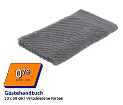 Action Gästehandtuch Angebot