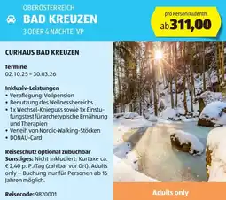 Hofer Reisen Bad kreuzen Angebot