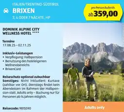 Hofer Reisen Brixen Angebot