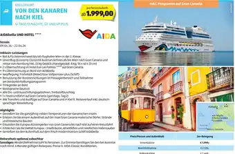 Hofer Reisen Von den kanaren nach kiel Angebot