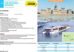 Hofer Reisen Von wien nach budapest Angebot
