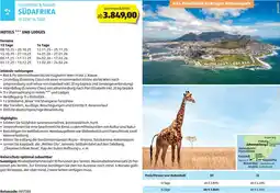 Hofer Reisen Südafrika Angebot