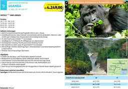 Hofer Reisen Uganda Angebot