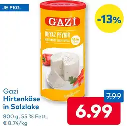 T&G Gazi Hirtenkäse in Salzlake Angebot