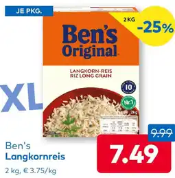 T&G Ben's Langkornreis Angebot